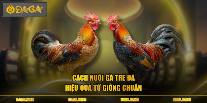 Cách nuôi gà tre đá hiệu quả từ giống chuẩn