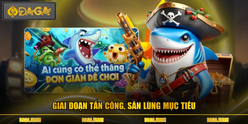 Giai đoạn tấn công, săn lùng mục tiêu