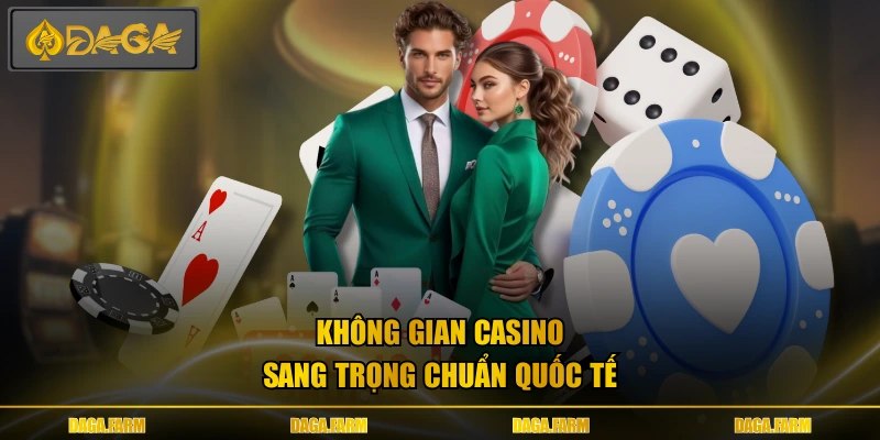 Không gian Casino sang trọng chuẩn quốc tế