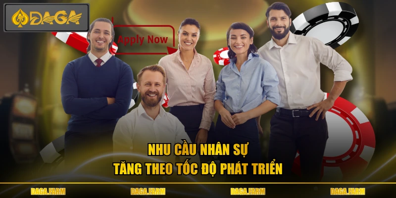  Nhu cầu nhân sự tăng theo tốc độ phát triển